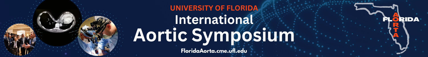 2024 University of Florida International Aortic Symposium Banner